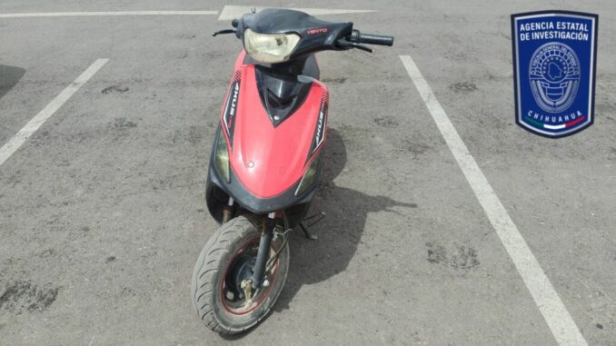 Detenido en flagrancia por posesión de motoneta robada en NCG