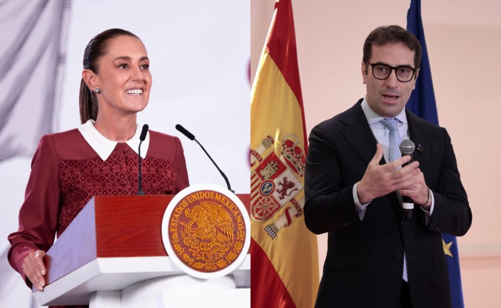 Bloqueos de la CNTE impiden reunión de Sheinbaum con vicepresidente primero del Gobierno español