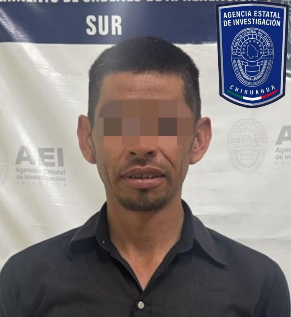 Detiene AEI a imputado por el delito de violencia familiar en Parral